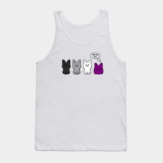 Funny Asexual Tank Top by Pridish